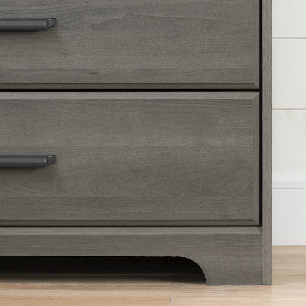 Versa 8-Drawer Double Dresser, Gray Maple. Picture 5