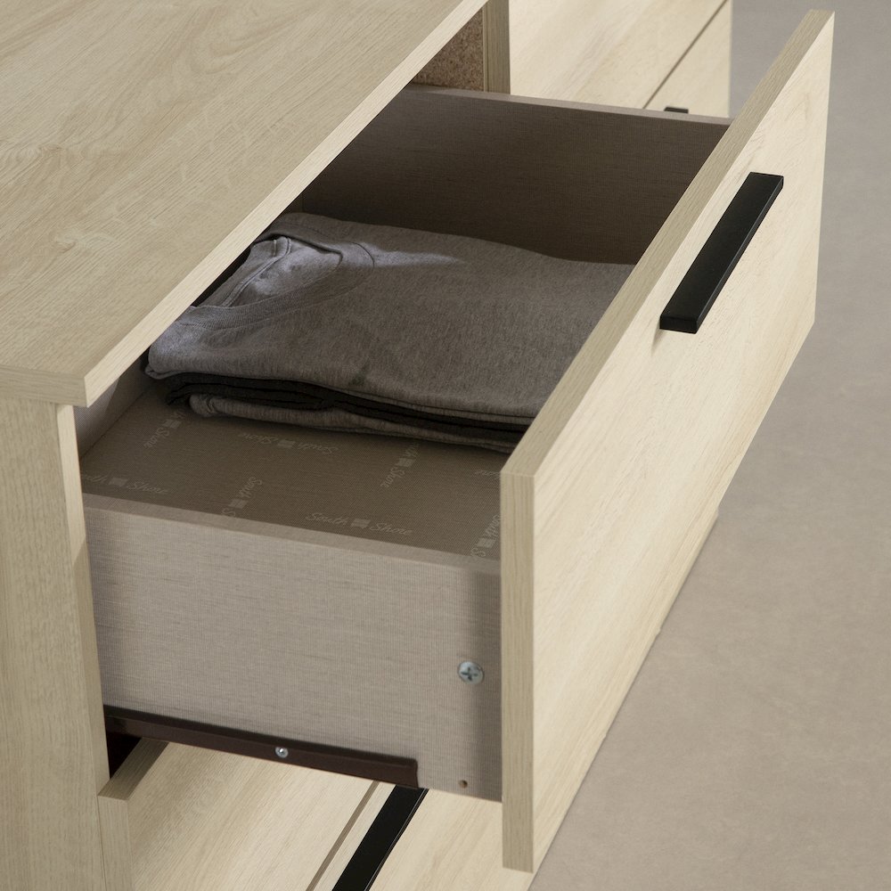 Step One Essential Dresser, Bleached Oak. Picture 3