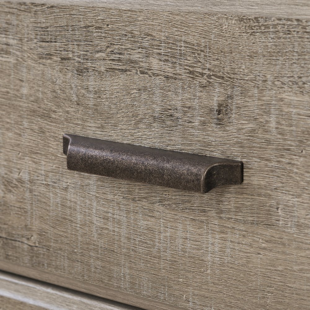 Versa 8-Drawer Double Dresser, Weathered Oak. Picture 4