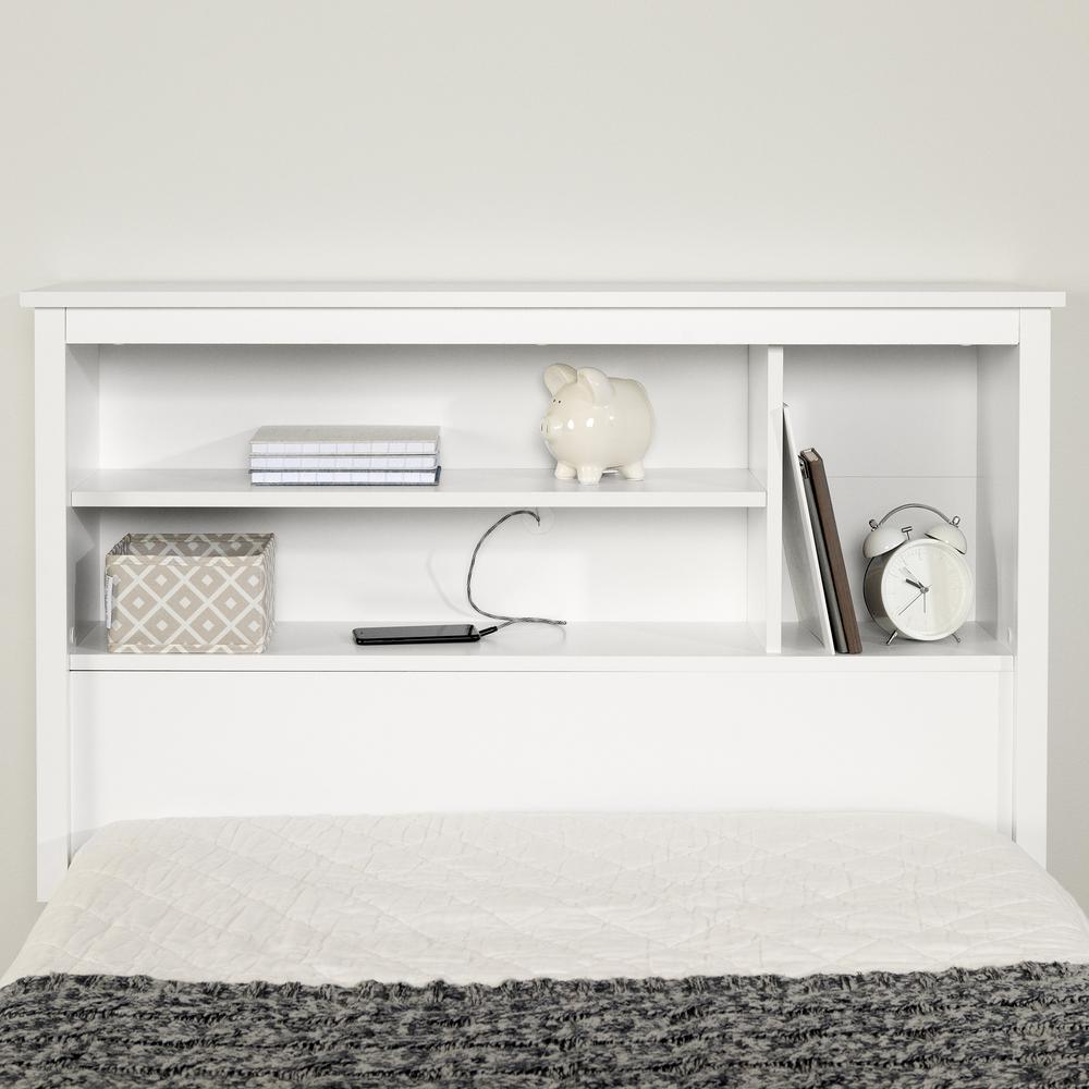 Gramercy Bed and Headboard Set, Pure White. Picture 4