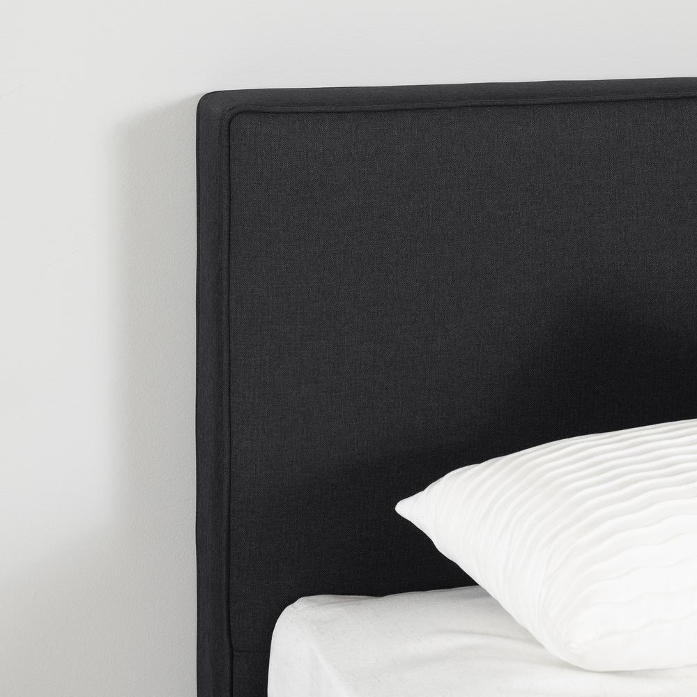 Milton Complete Bed, Matte Charcoal. Picture 2