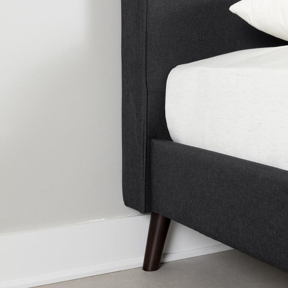 Milton Complete Bed, Matte Charcoal. Picture 3