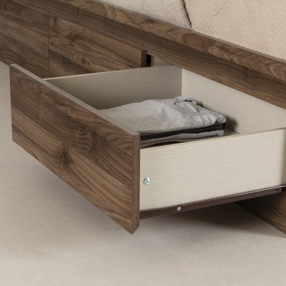 Yodi Bed, Natural Walnut. Picture 4