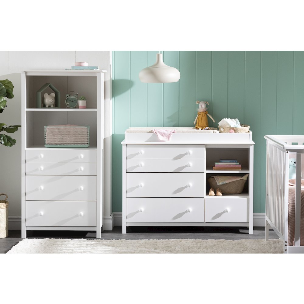 Little Smileys Changing table with removable rim. Picture 2