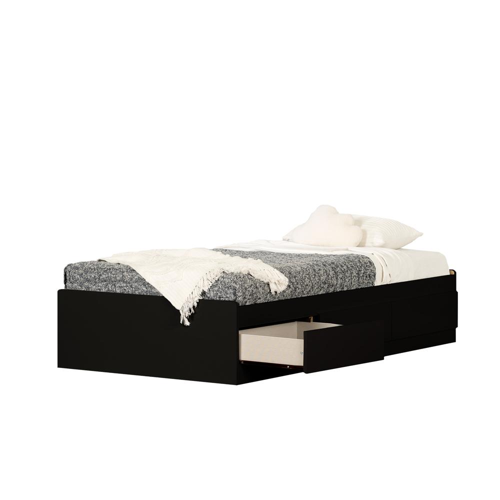 Gramercy Bed, Pure Black. Picture 5