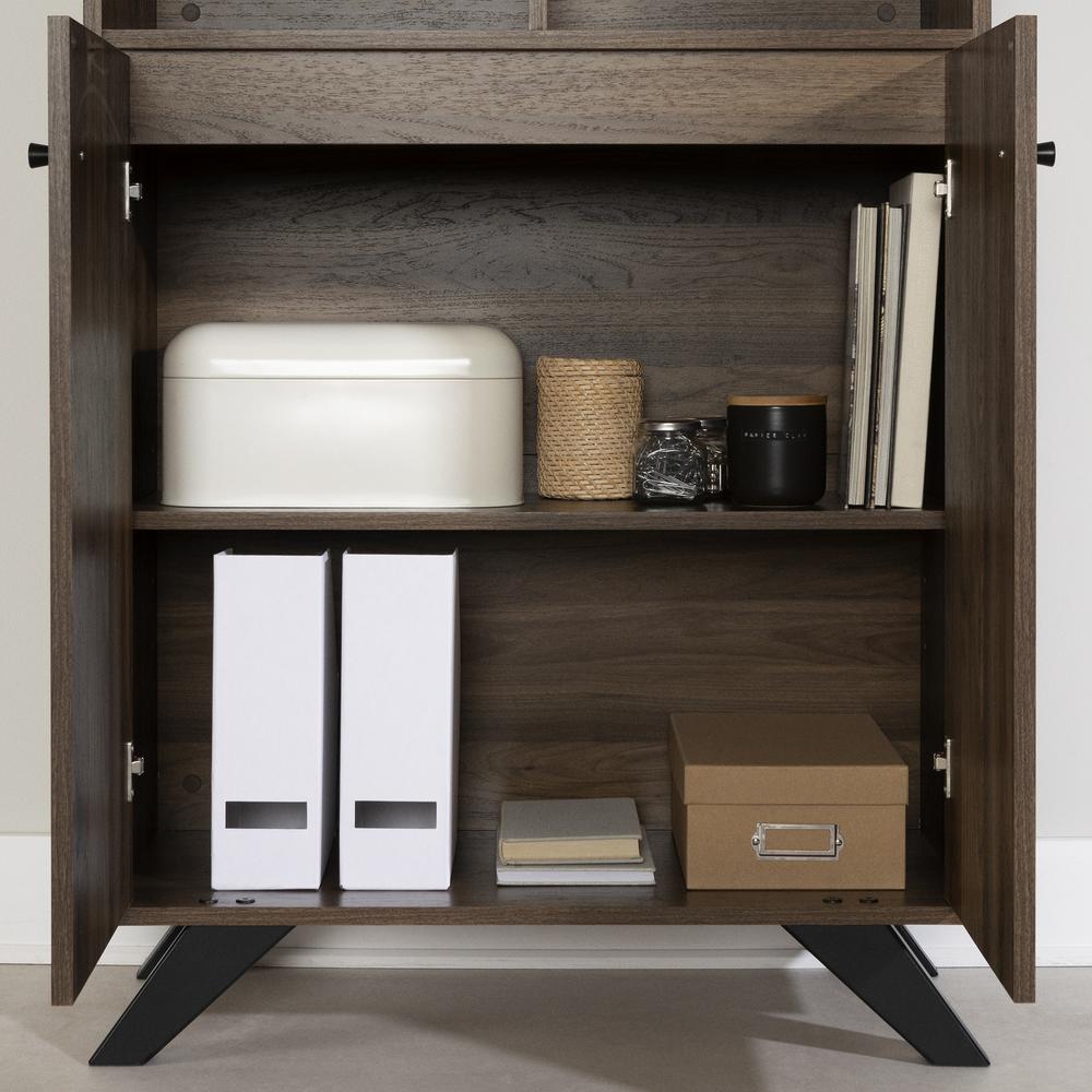 Helsy Storage Unit, Natural Walnut. Picture 3