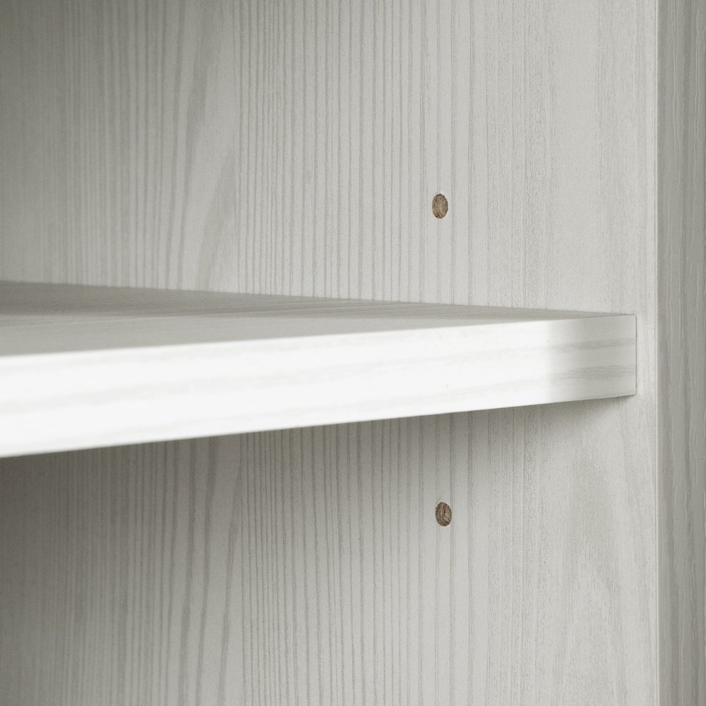 Munich Wall Mounted Media Console, White Pine. Picture 5