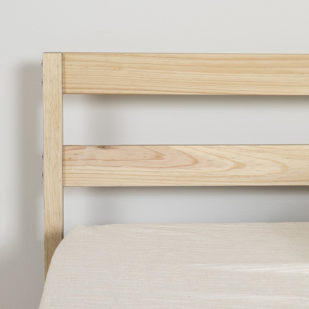 Sweedi Wooden Bed, Natural Wood. Picture 5