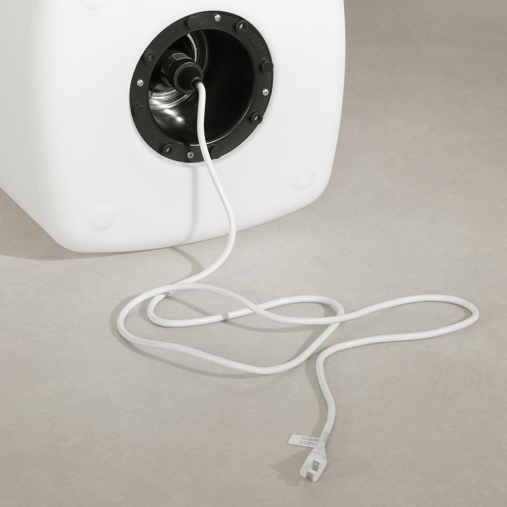 Sweedi Lighted Nightstand, White. Picture 3