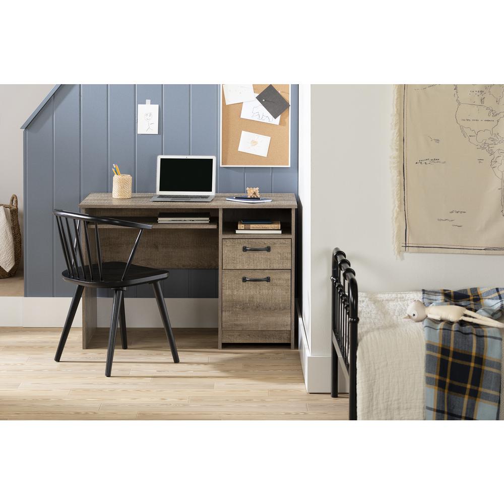 Tassio Desk, Weathered Oak. Picture 2