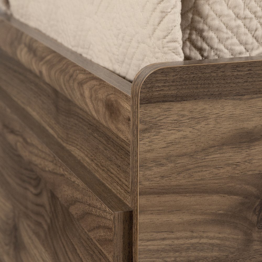 Yodi Bed, Natural Walnut. Picture 3