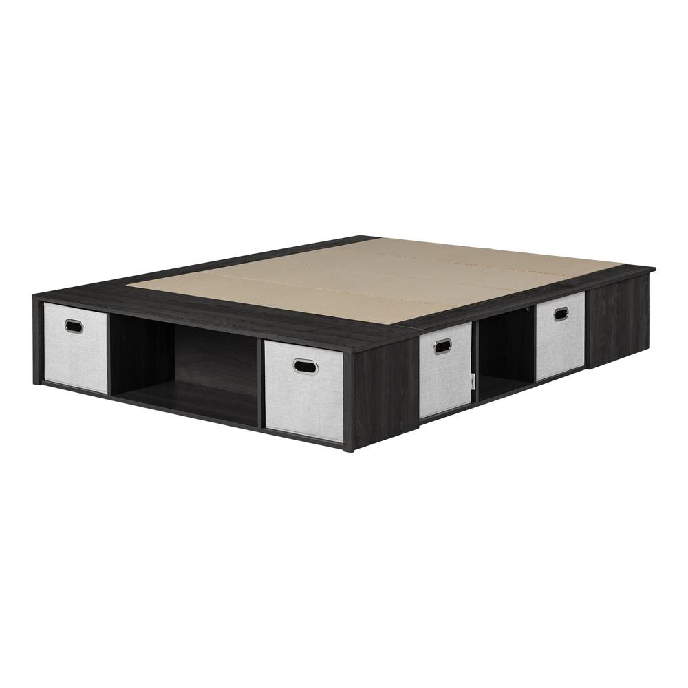 Flexible Platform Bed with Storage & Baskets. Picture 1