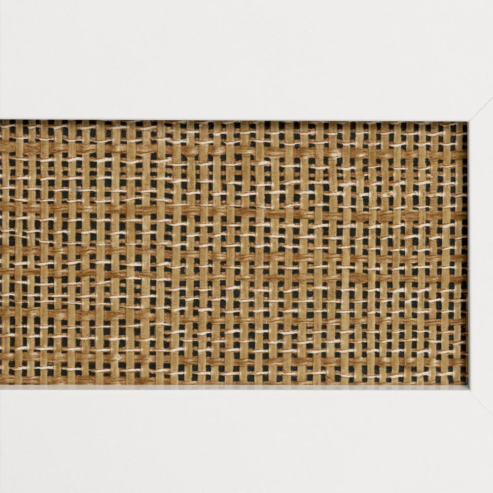 Bloom Mates Bed with 3 Drawers, White and Faux Printed Rattan. Picture 5