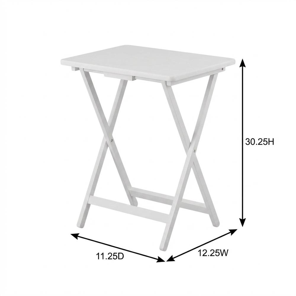 White, Tray Table, Removable Tray Top, Quality Build. Picture 7