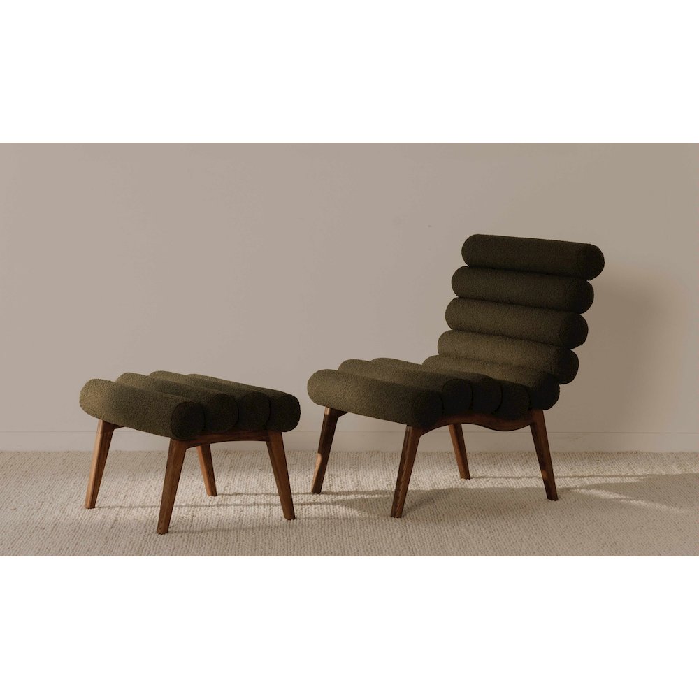 Arlo Accent Chair Dark Green. Picture 4