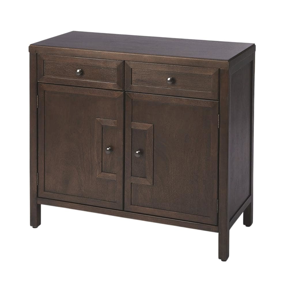 Imperial Wood Accent Cabinet, Dark Brown. Picture 1