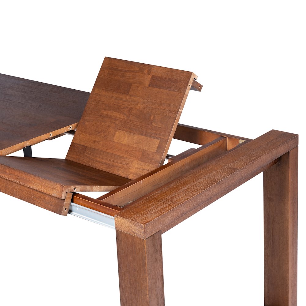 Rasmus 5pc Dining Set - Chestnut Wire-Brush Finish. Picture 10