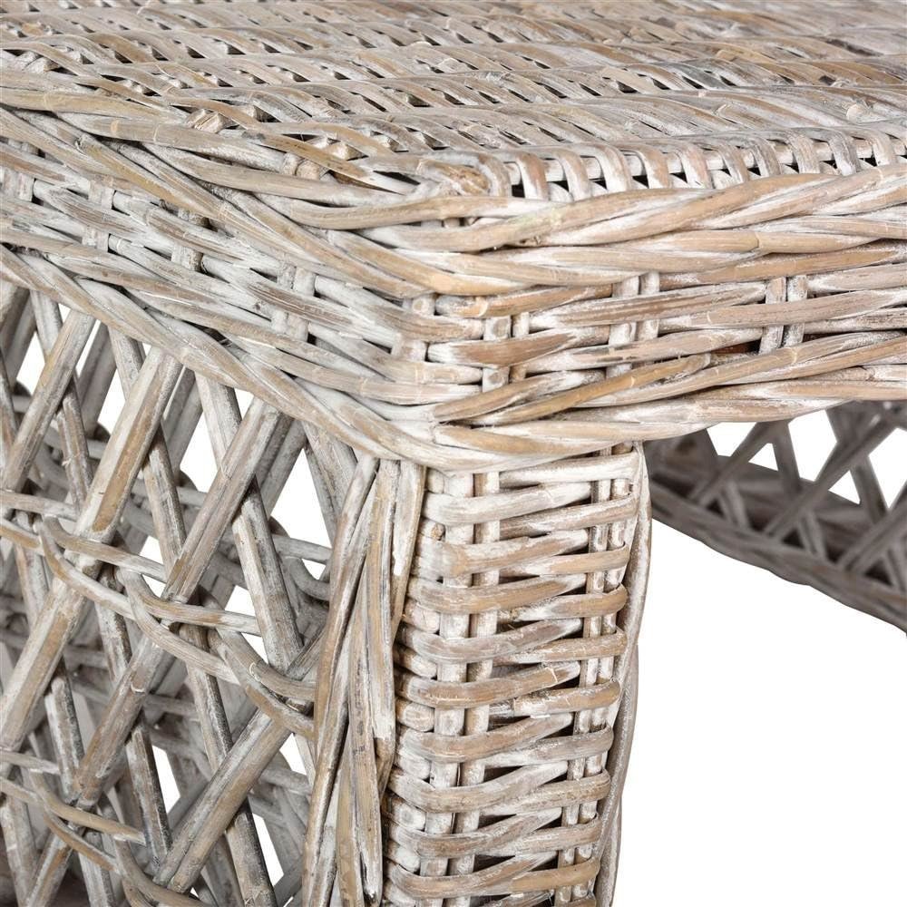 SHILA WICKER COFFEE TABLE. Picture 6