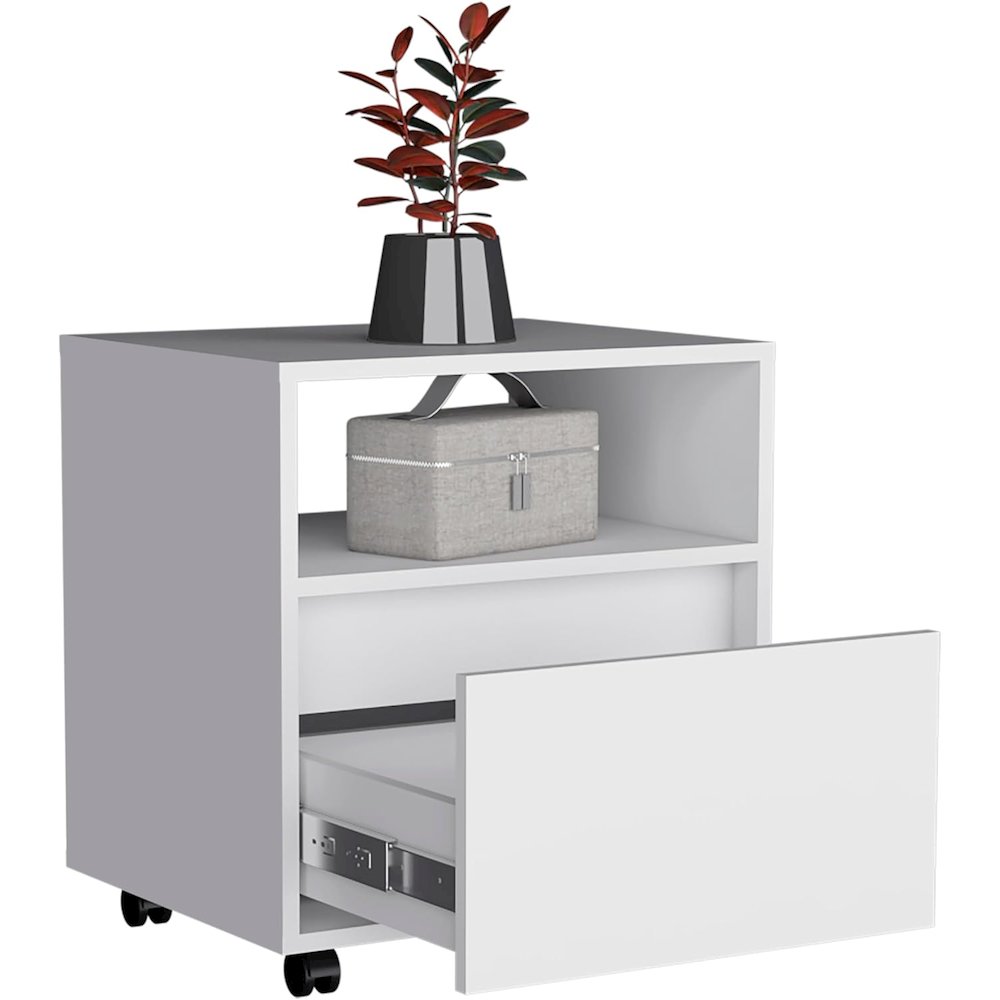 Austin Nightstand White MDF. Picture 3