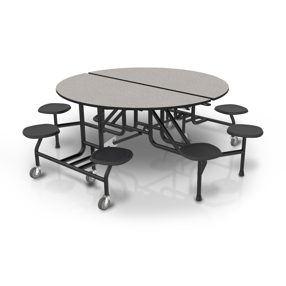 Round Folding Stool Table. Picture 1