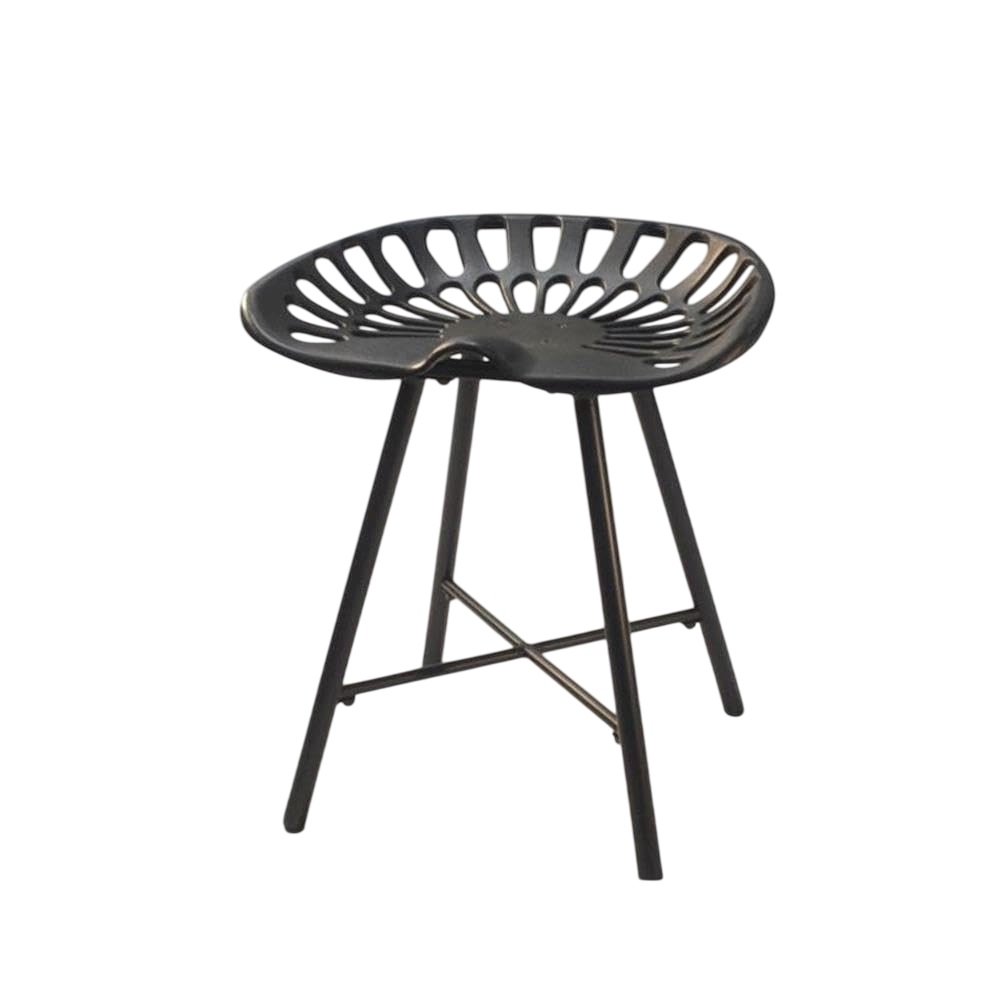 Jace Tractor Seat Stool - Black. Picture 1