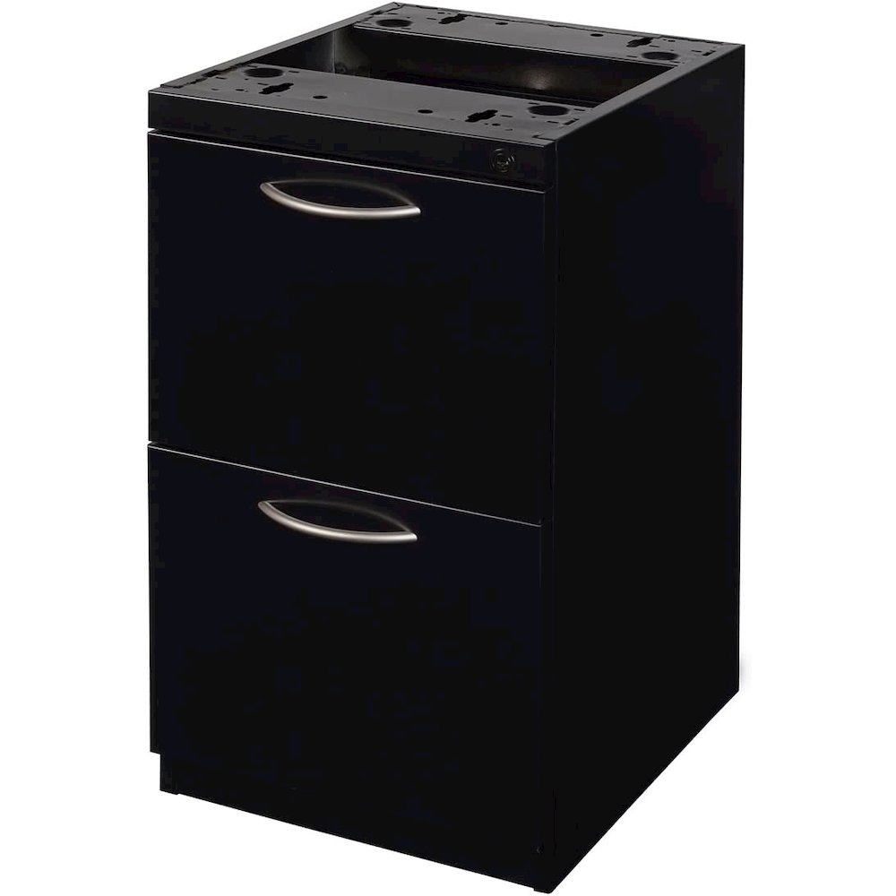 Fusion File File Pedestal- Black. Picture 1
