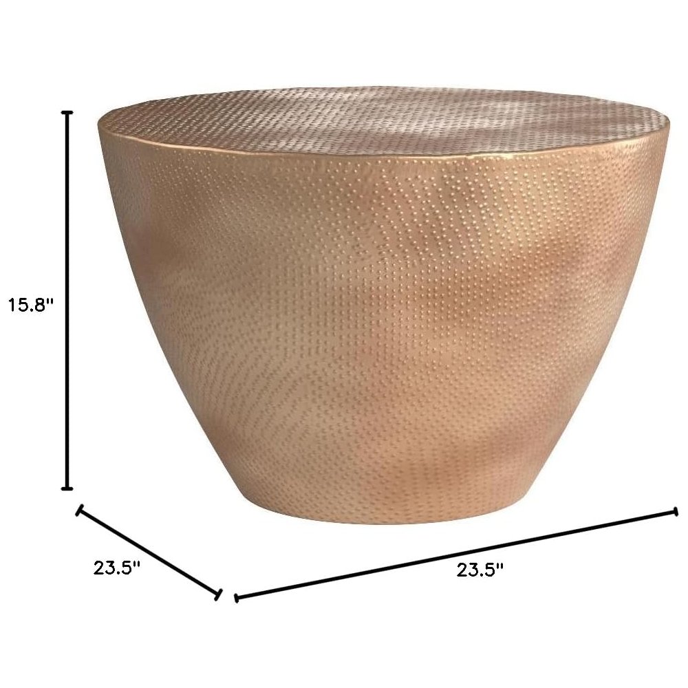 Safavieh Home Collection Myrtis Brass Coffee Table. Picture 4