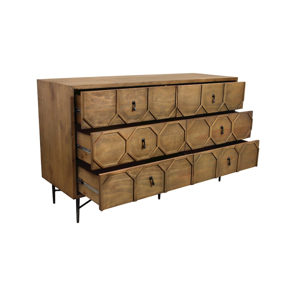 Samara 6-Drawer Chest - Natural. Picture 4
