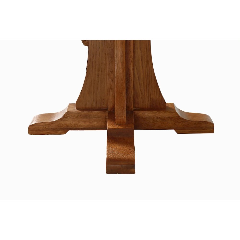 Mission Solid Oak Mouse Detail End Table - Michael's Cherry. Picture 7