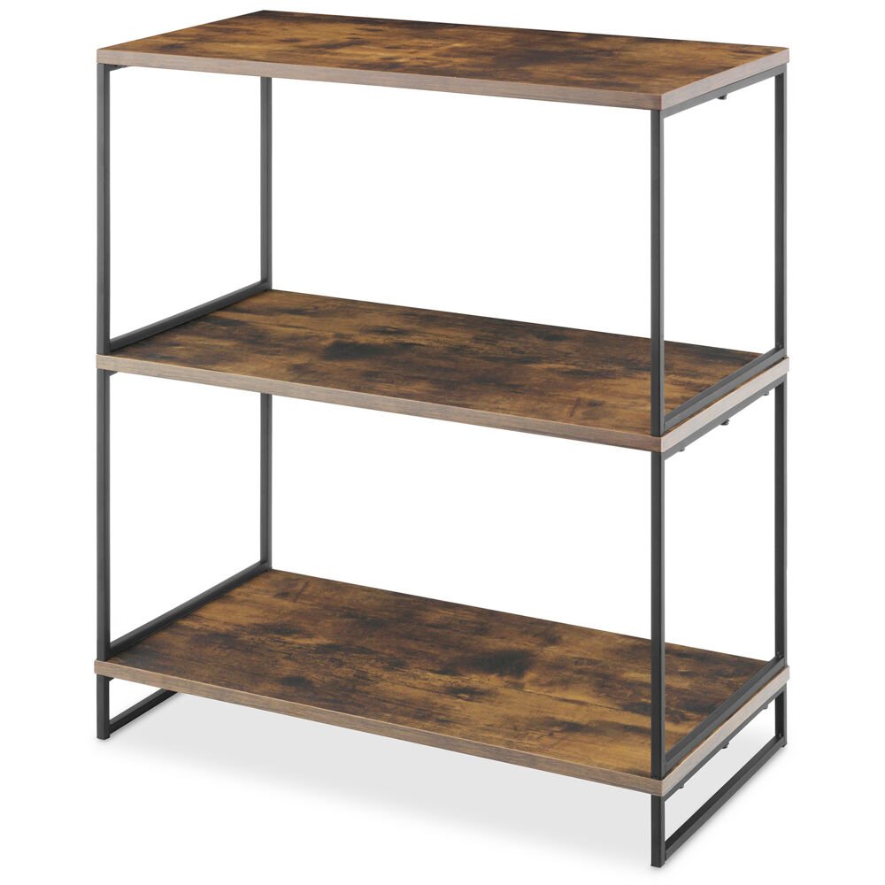 Modern Industrial 3 Tier Shelf. Picture 1