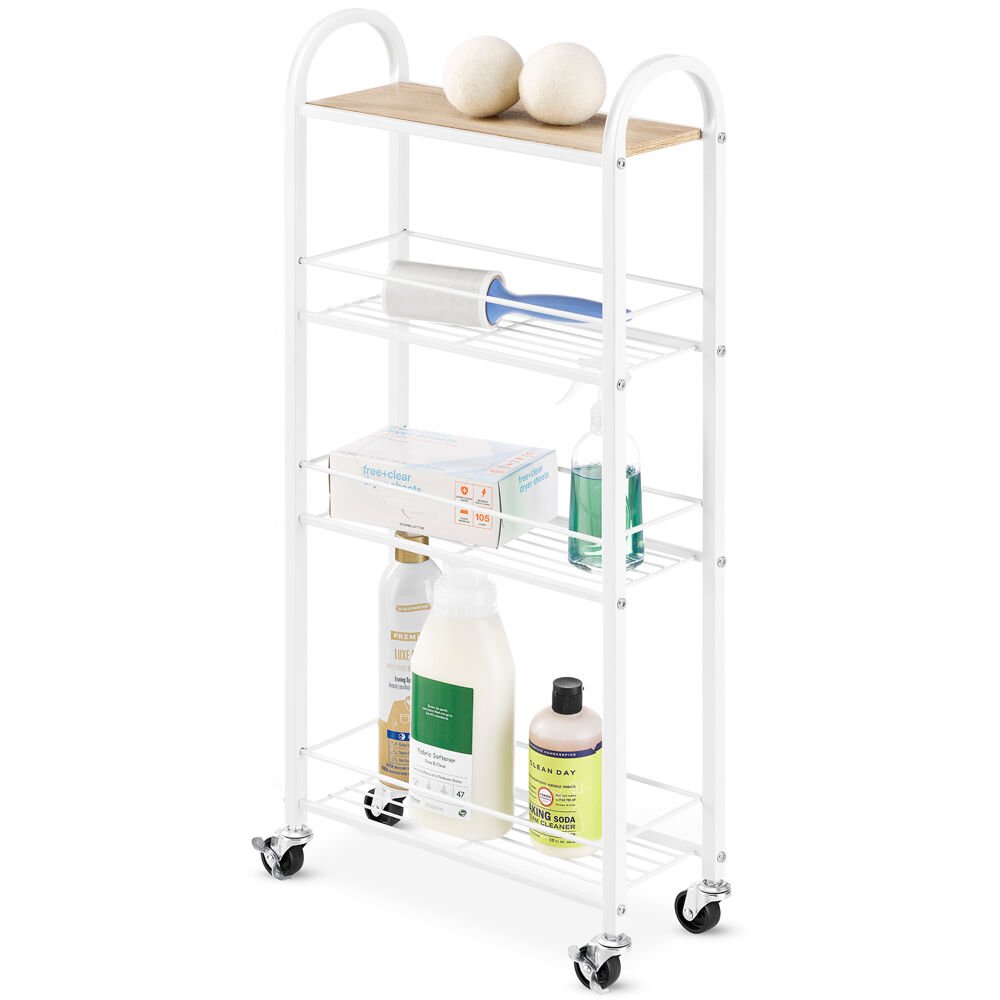 Slim 4 Tier Cart. Picture 1
