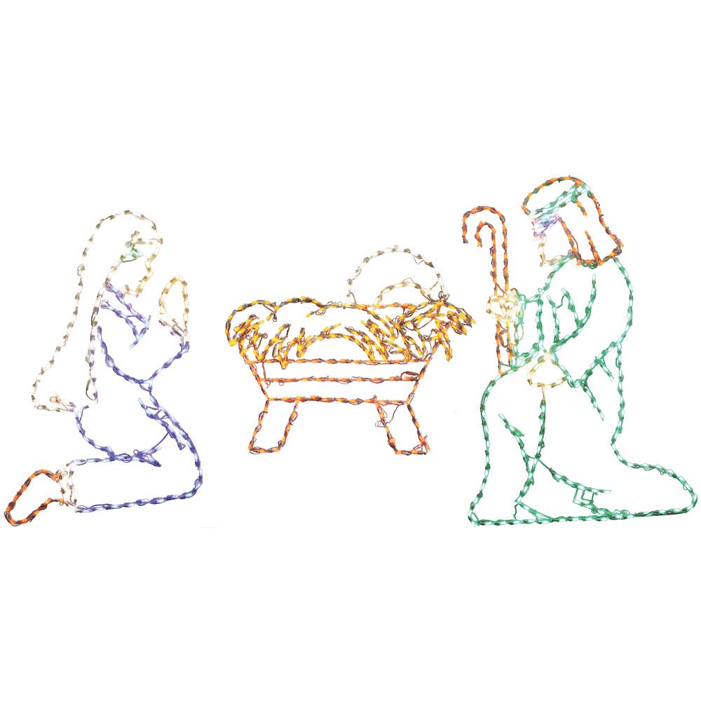 Fraser Hill Farm 3PC Nativity - Joseph, Mary, Baby Jesus. Picture 1