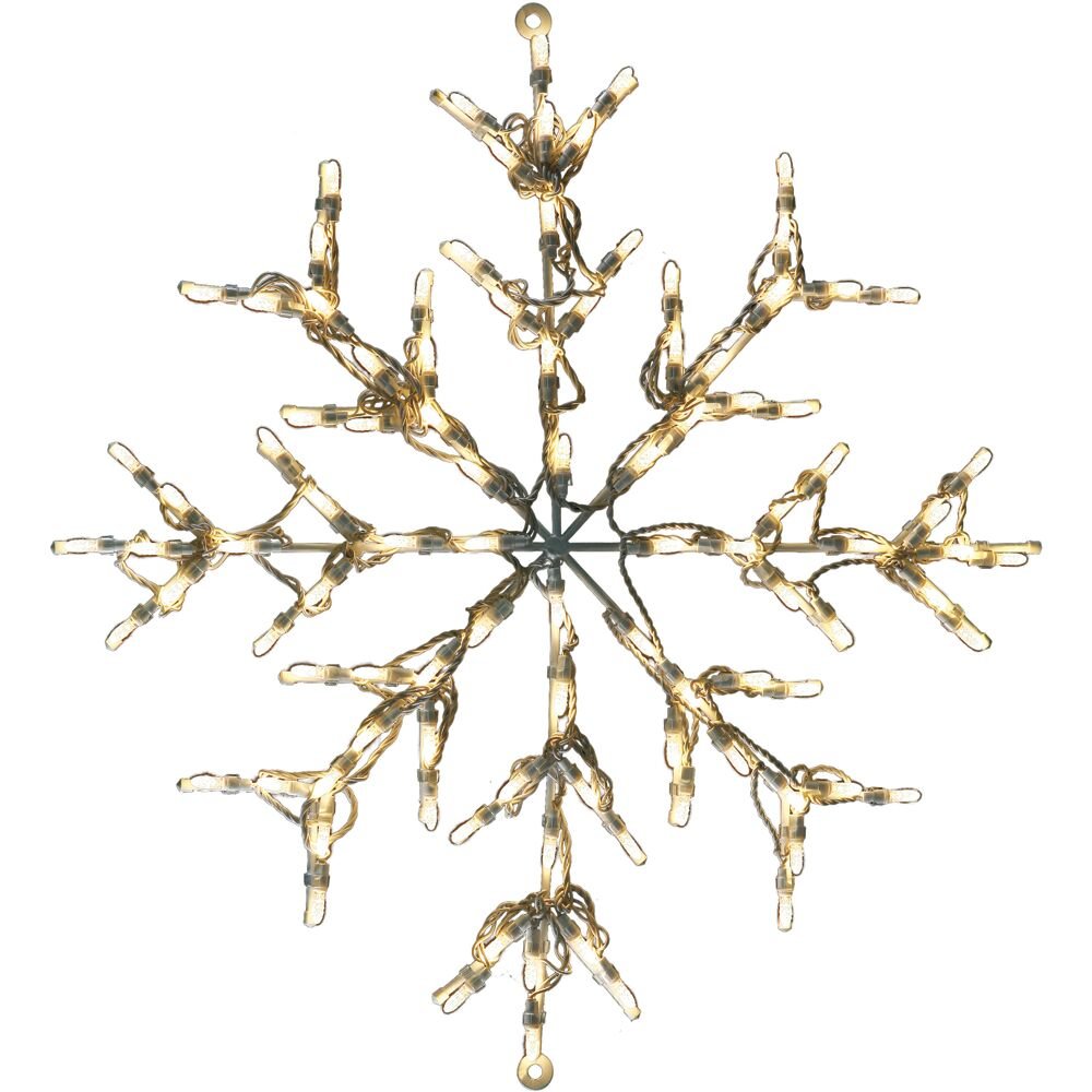 Fraser Hill Farm 30" LED Snowflake. Picture 1