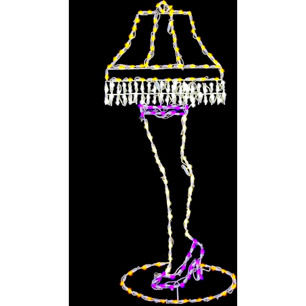 FHF 52"H LED Leg Lamp, 168 Bulbs. Picture 1