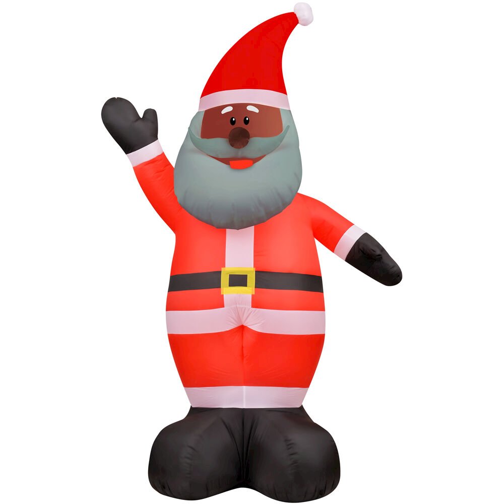 12ft Inflatable AA Santa with lights. Picture 1