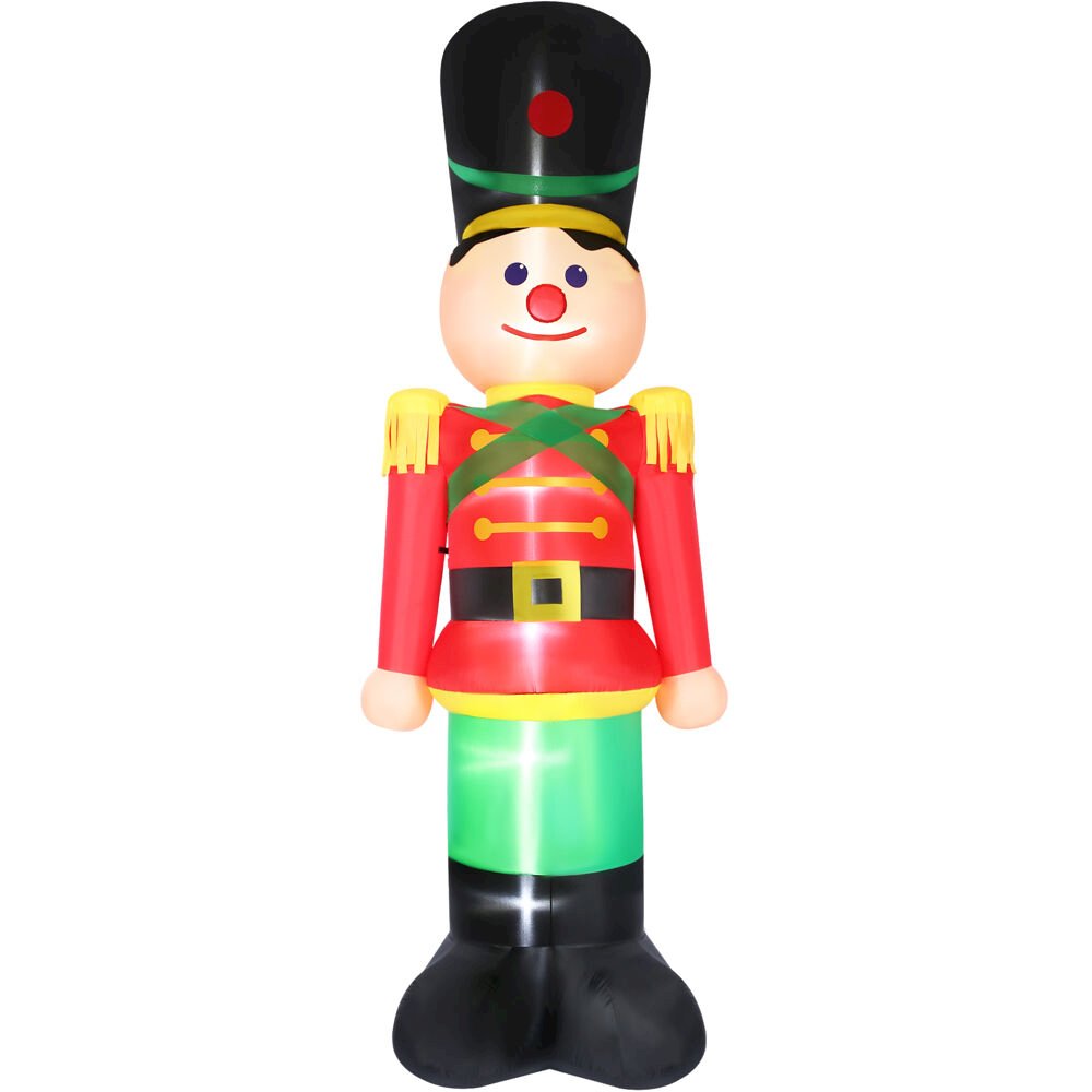 12ft Inflatable Nutcracker w/ Lights. Picture 1
