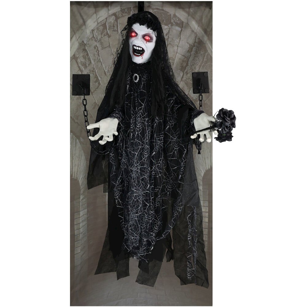 4.3FT Door Hanging Creepy Bride. Picture 1