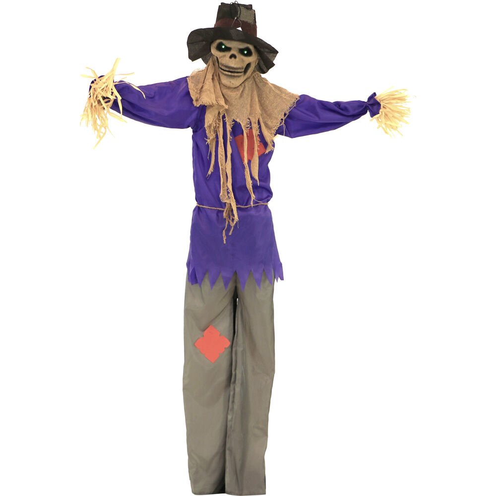 72" Standing Scarecrow with Lights & Sounds. Picture 1