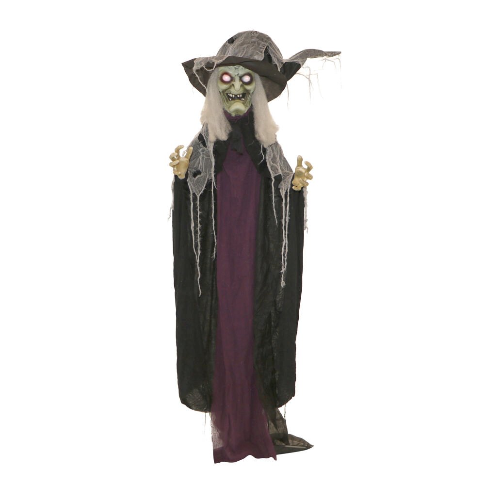 75 animated standing witch. Picture 1