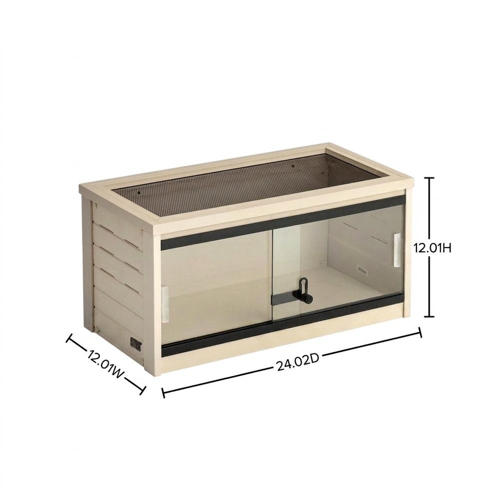 24" Maple Reptile Lounge with Comfortable Interior and Durable Construction. Picture 7