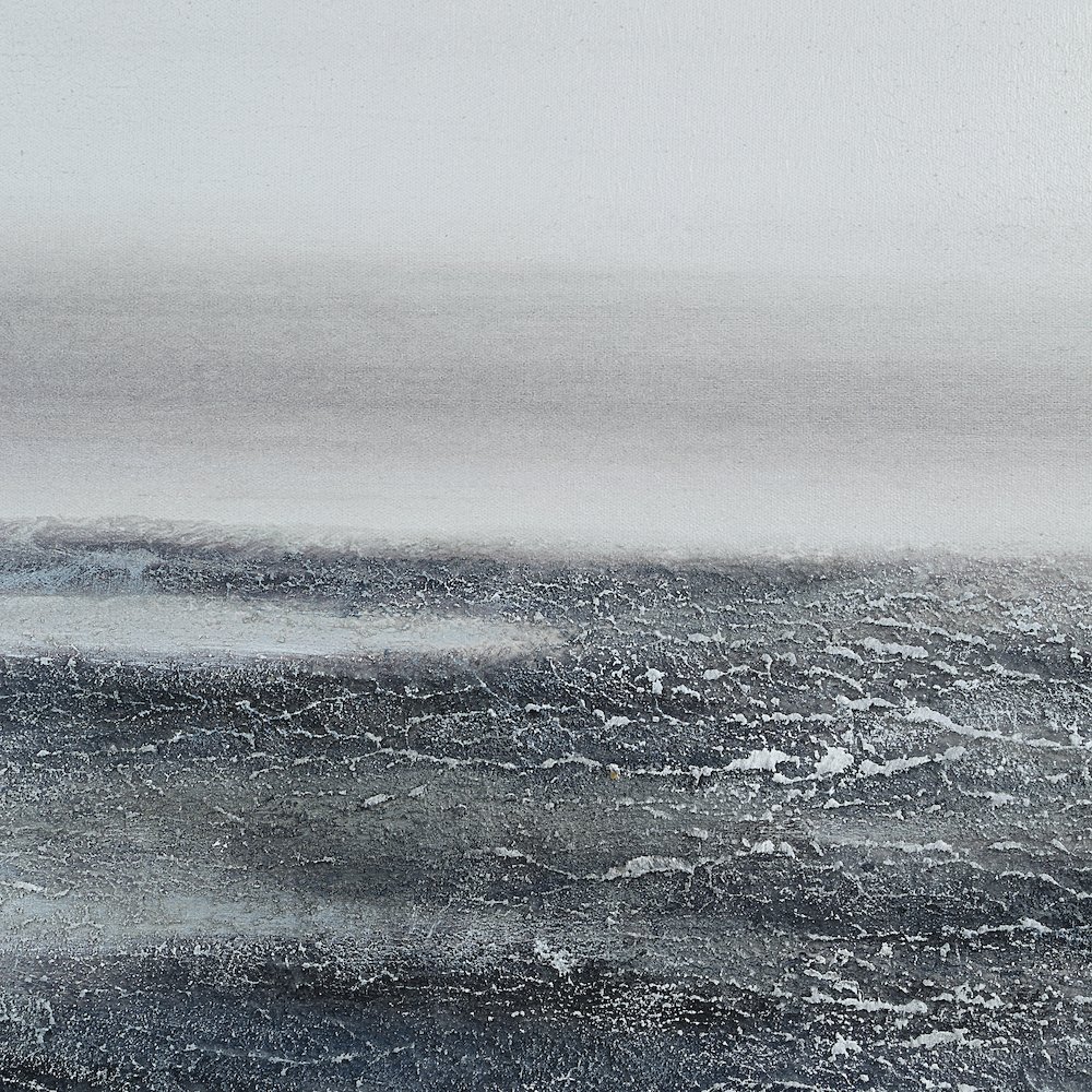 Mare 30" H x 60" W Canvas Art, Blue. Picture 6