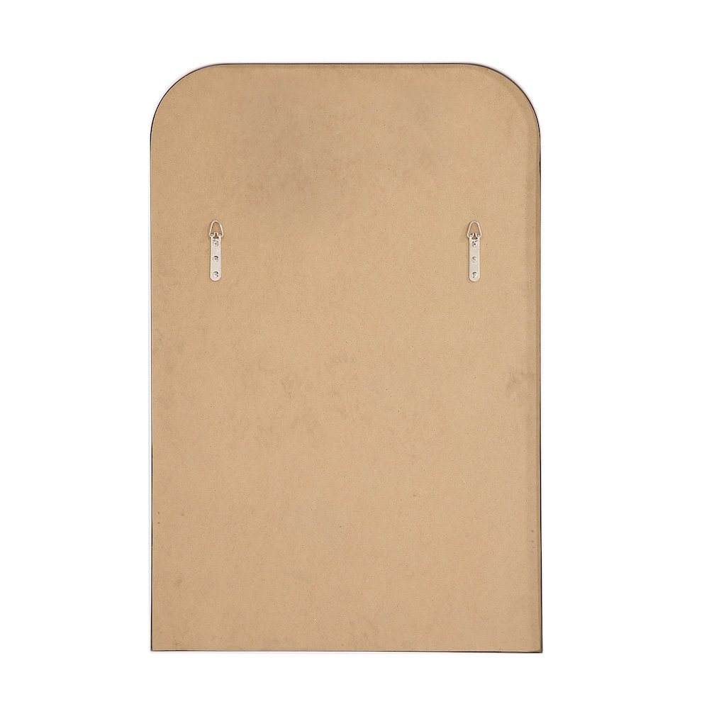 Colima 36" Tall Arch Wall Mirror, White. Picture 7