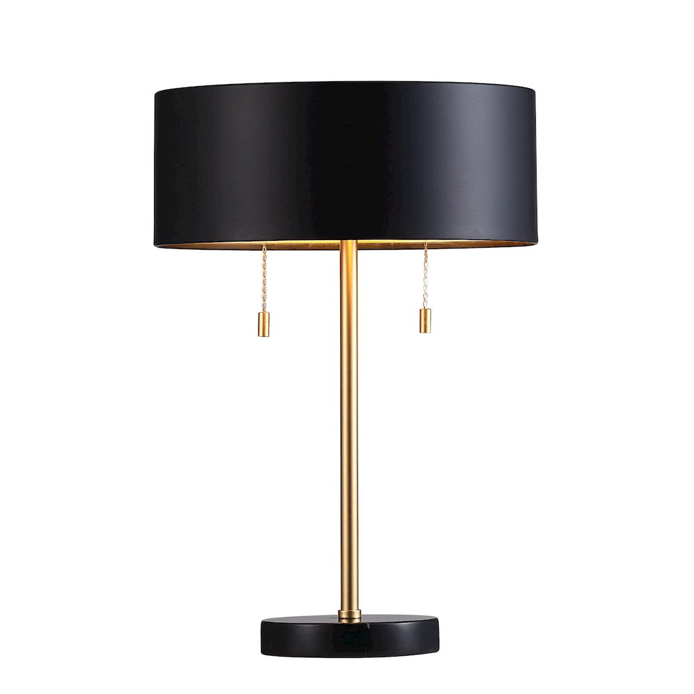 Gillian 17" Length Table Lamp, Black. Picture 5