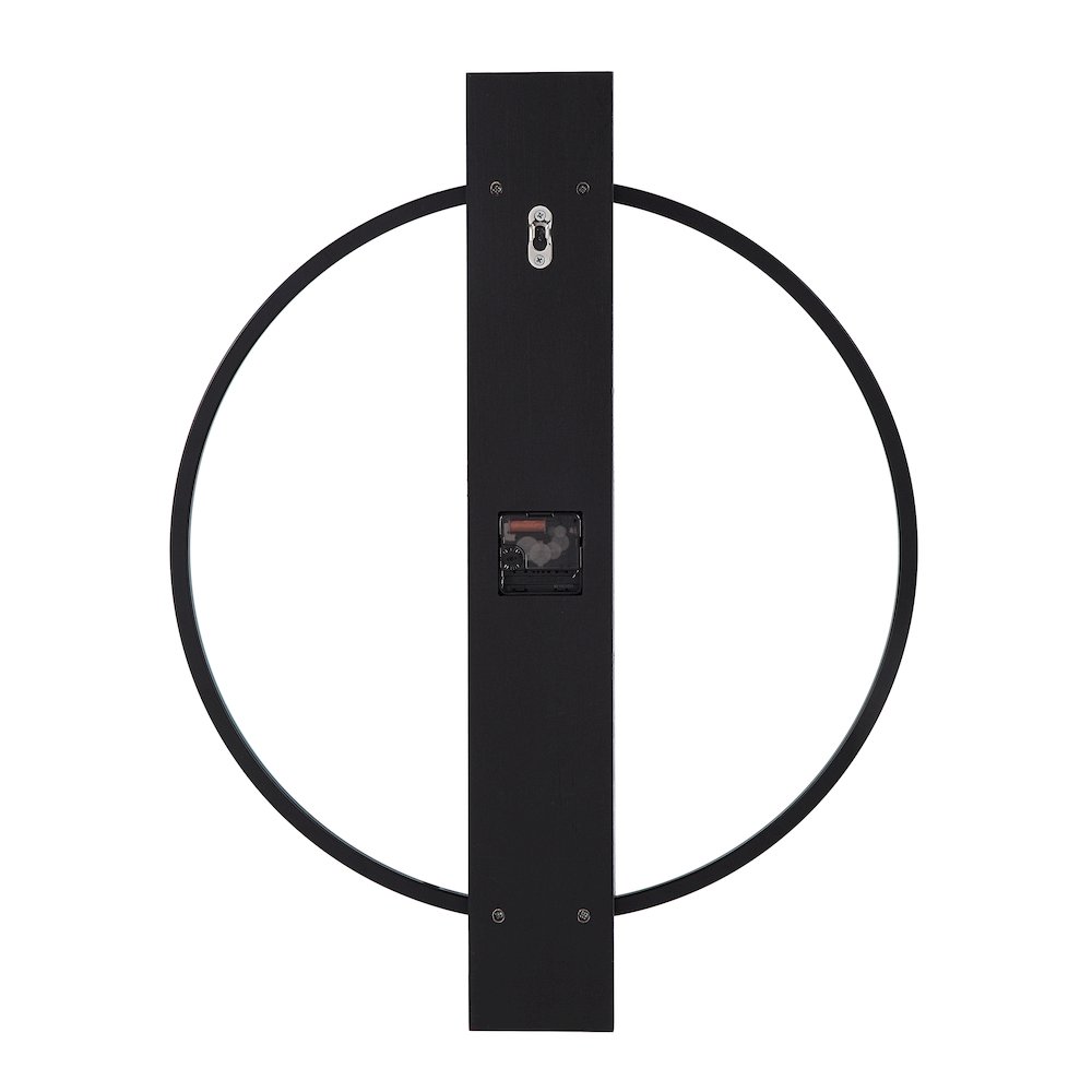 Romane Wall Clock In Black Color. Picture 7