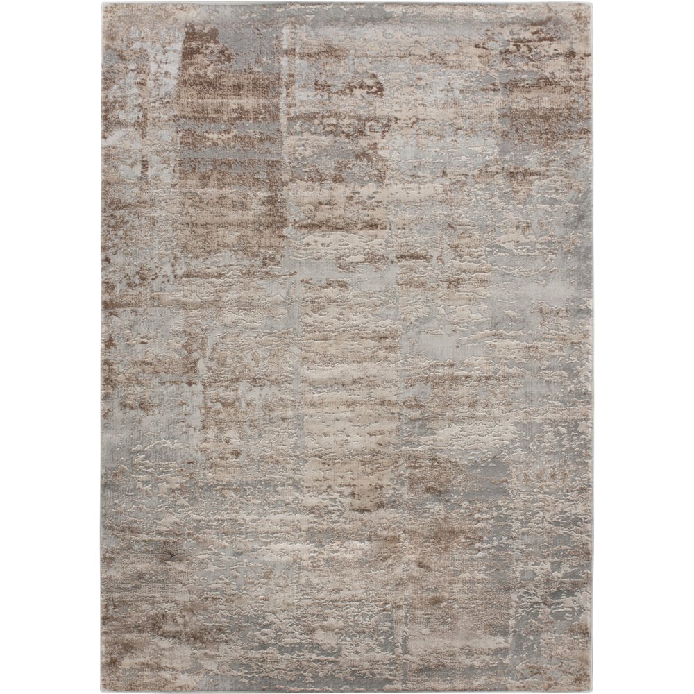 ARIELLA Grey & brown 3 x 10 Indoor Rug. Picture 1