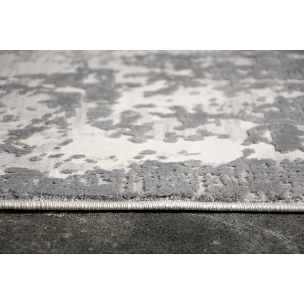 ARIELLA Grey/Charcoal 3 x 10 Indoor Rug. Picture 5