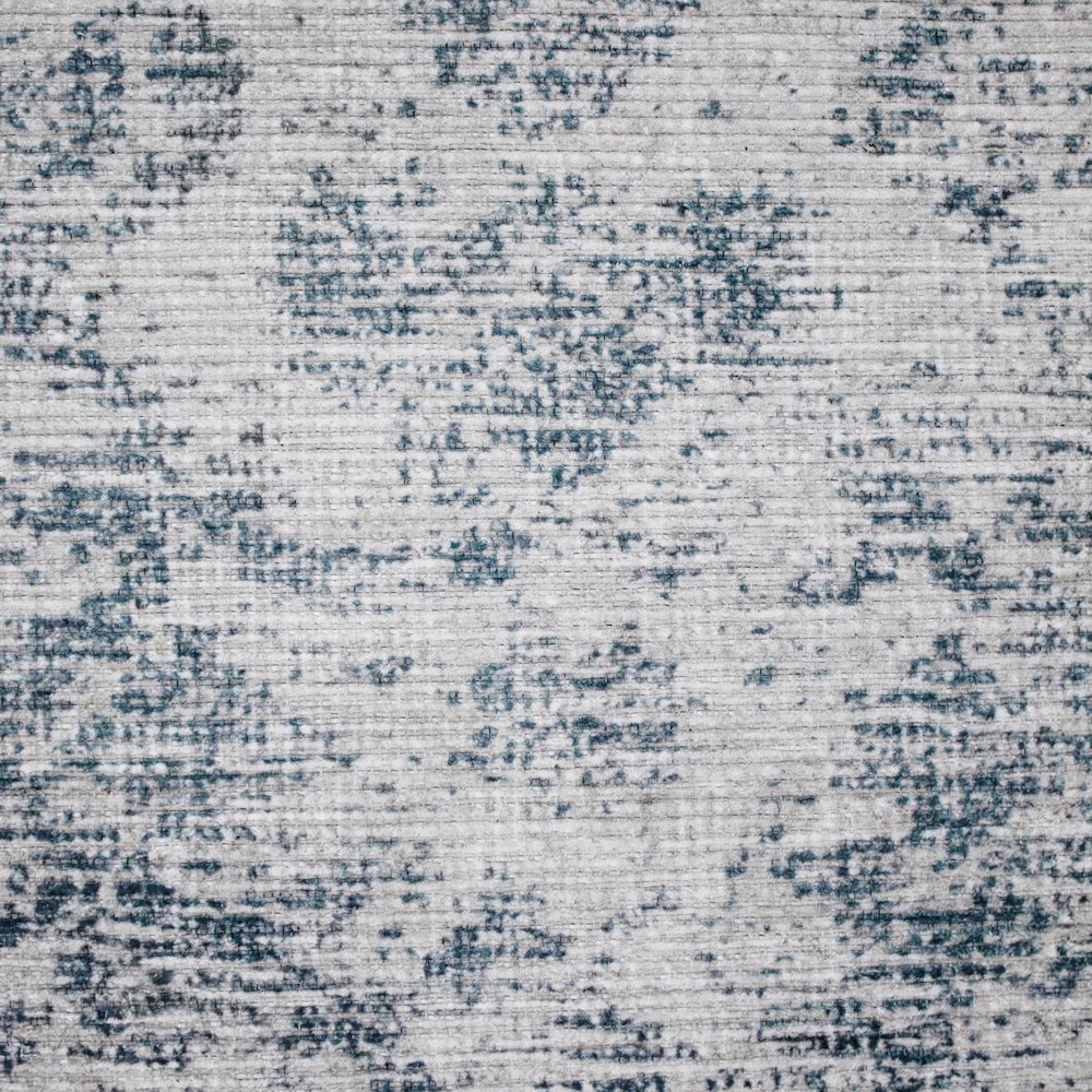 Chloe 7'6" x 10'2" ft Handwoven Indoor Rug, Blue/Grey. Picture 3
