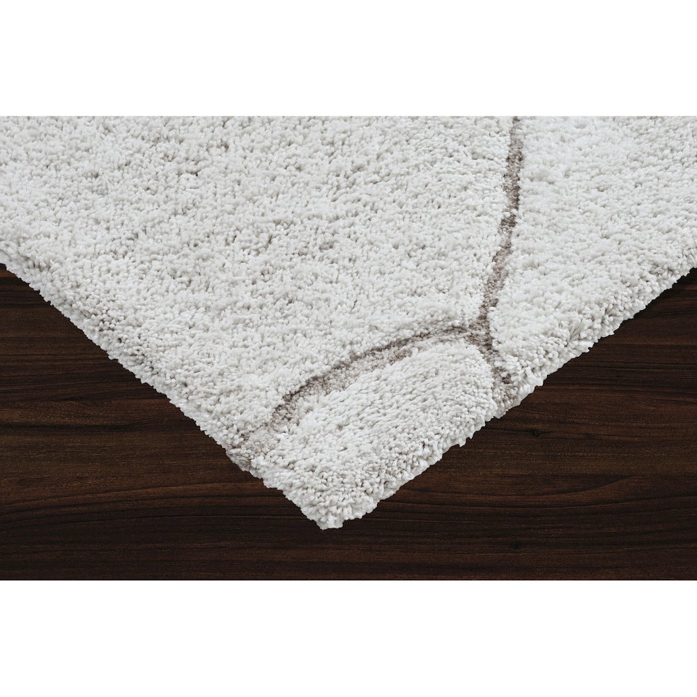 ALLEN Off White/Taupe 8 x 10 Rug. Picture 3
