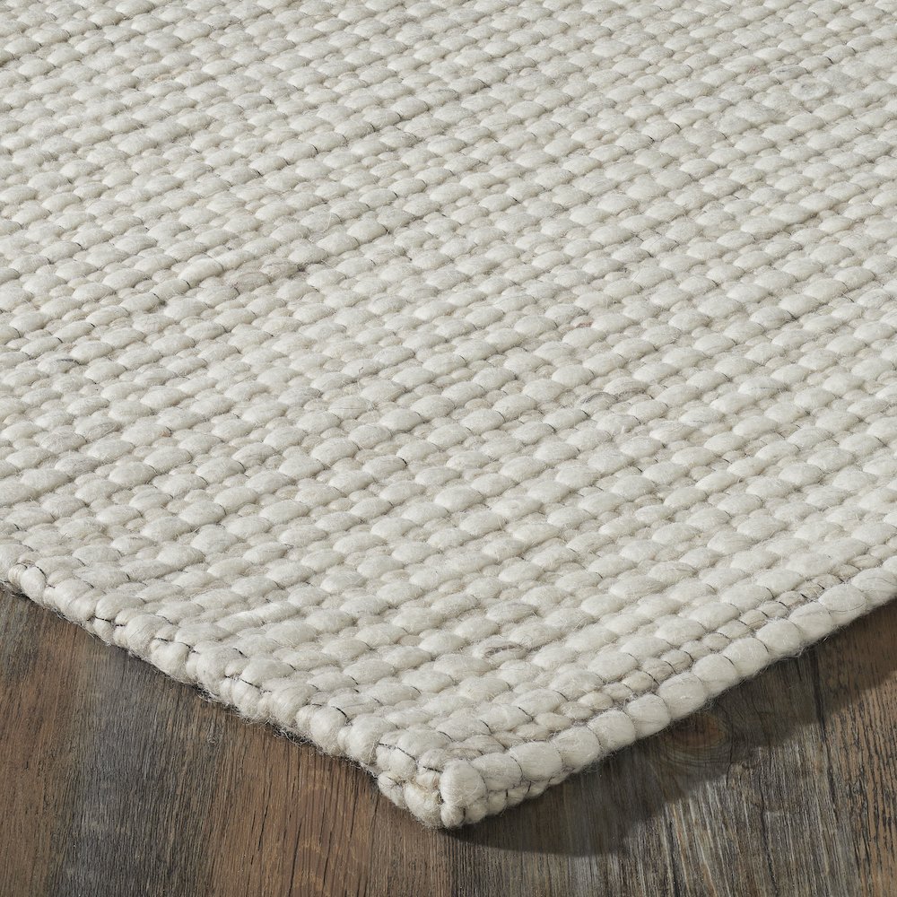Bedford IV 7'10" X 10’2"  ft Handwoven Indoor Rug, Ivory. Picture 3