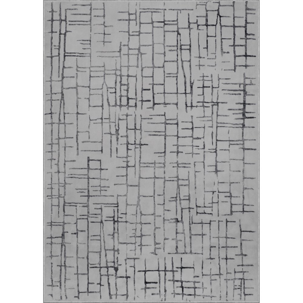 ARIELLA Grey/Blue 5 x 8 Indoor Rug. Picture 1